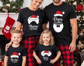 Family Claus Sweatshirt, Matching Family Christmas Shirts Christmas, Mama Claus Shirt, Christmas Sweatshirt