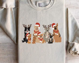 Christmas Dog Sweatshirt, Dog Owner Christmas Gift, Dog Christmas Sweatshirt, Christmas Sweater, Holiday Sweater, Christmas Shirt, Dog Gift