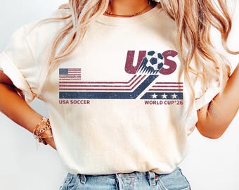 USA Soccer World Vintage Comfort Colors Shirt
