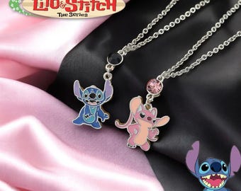 Collar - Colgante de pareja de dibujos animados kawaii