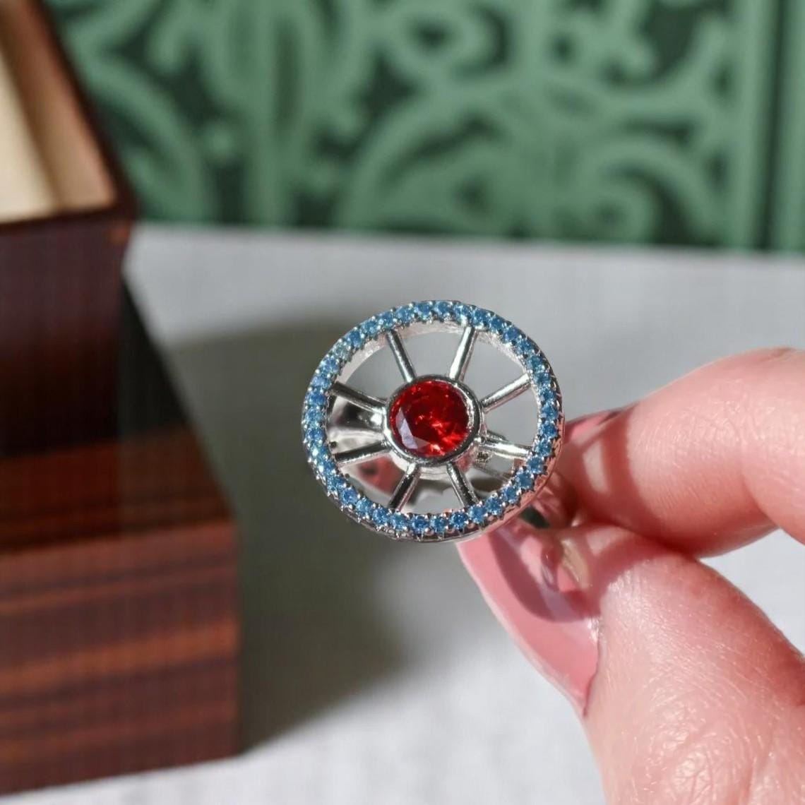 Stella's Silver Ring Solaria Sun Geek Accessories - Etsy