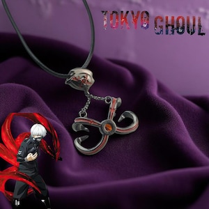 Kaneki Ken-ketting Tokyo Ghoul Cosplay metalen hanger choker