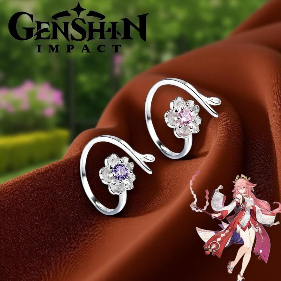 Ring Yae Miko Raiden Shogun Anime Cosplay Accessory - Etsy