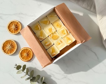 Zitrus Wachs Melts - Würziger Orangen Duft | Handgemaakte Sojawas | Gemütlicher Raumduft
