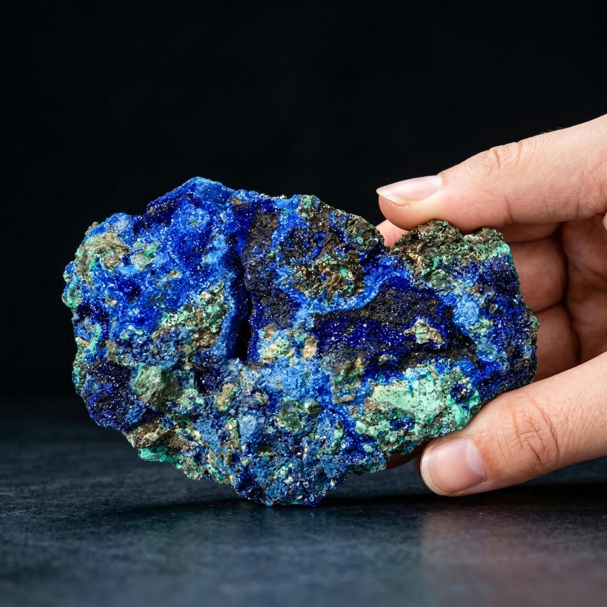 Azurite geode - Etsy 日本