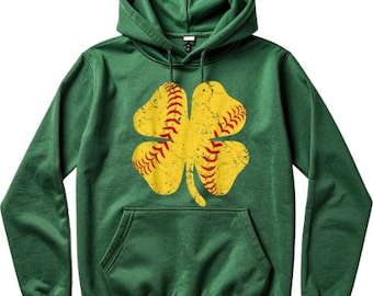 Baseball/Softball Shamrock Hoodie