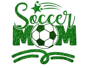 Soccer Mom Glitter Hoodie