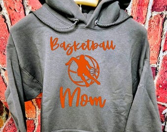 Basketball Mom Glitter Hoodie