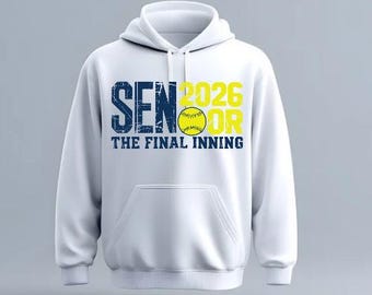 Softball Senior Custom Hoodie