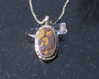 Boulder Opal Necklace, Australian Opal, 925 Sterling Silver, Handmade, Koroit, Opal Pendant, Necklaces for Women