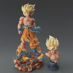 Figurine Dragon Ball Z Son Goku Super Saiyan Goku Namek - Etsy