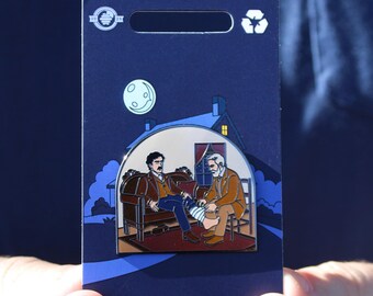 Dr Mudd and John Wilkes Booth - Historical Enamel Pin
