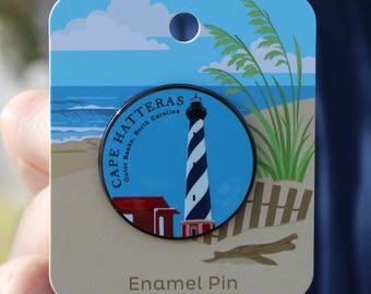 Cape Hatteras Lighthouse Pin - Outer Banks, North Carolina