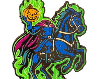 Headless Horseman - Lapel Pin With Magnet - Legend of Sleepy Hollow