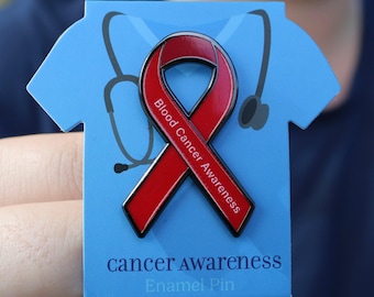 Blood Cancer Awareness Ribbon Pin