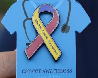 Bladder Cancer Awareness Ribbon Pin