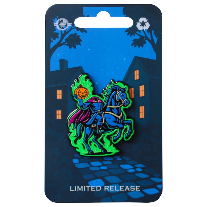 Headless Horseman - Lapel Pin With Magnet - Legend of Sleepy Hollow image 2