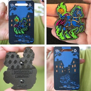 Headless Horseman - Lapel Pin With Magnet - Legend of Sleepy Hollow image 3