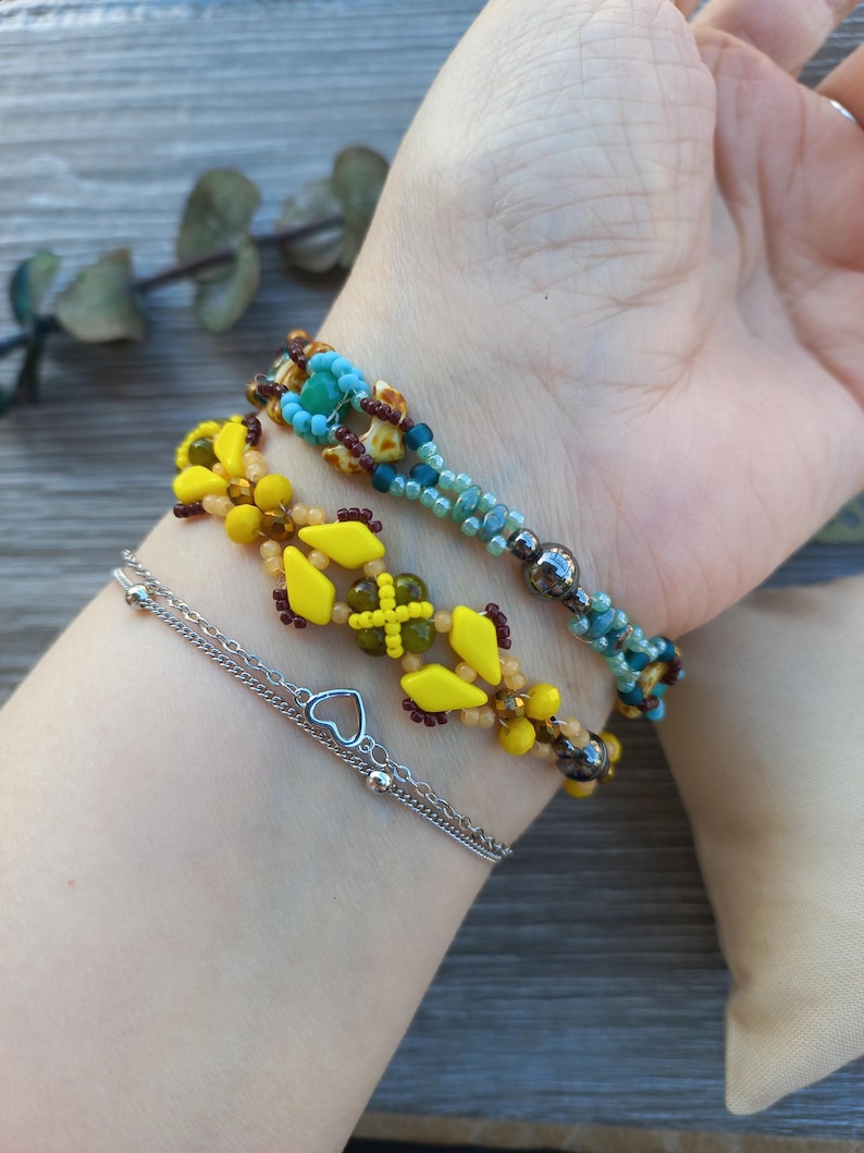 CHEVRON Beads Bracelet Pattern – Beginner-Friendly Beading Tutorial PDF Download image 7