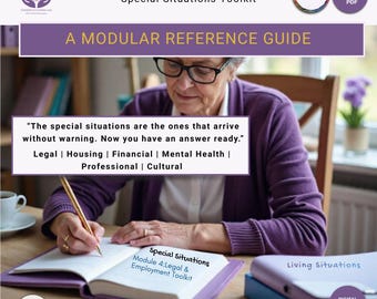Special Situations Toolkit | Modular Recovery Guide | Legal, Housing, Financial & Mental Health | Addiction Families | PDF