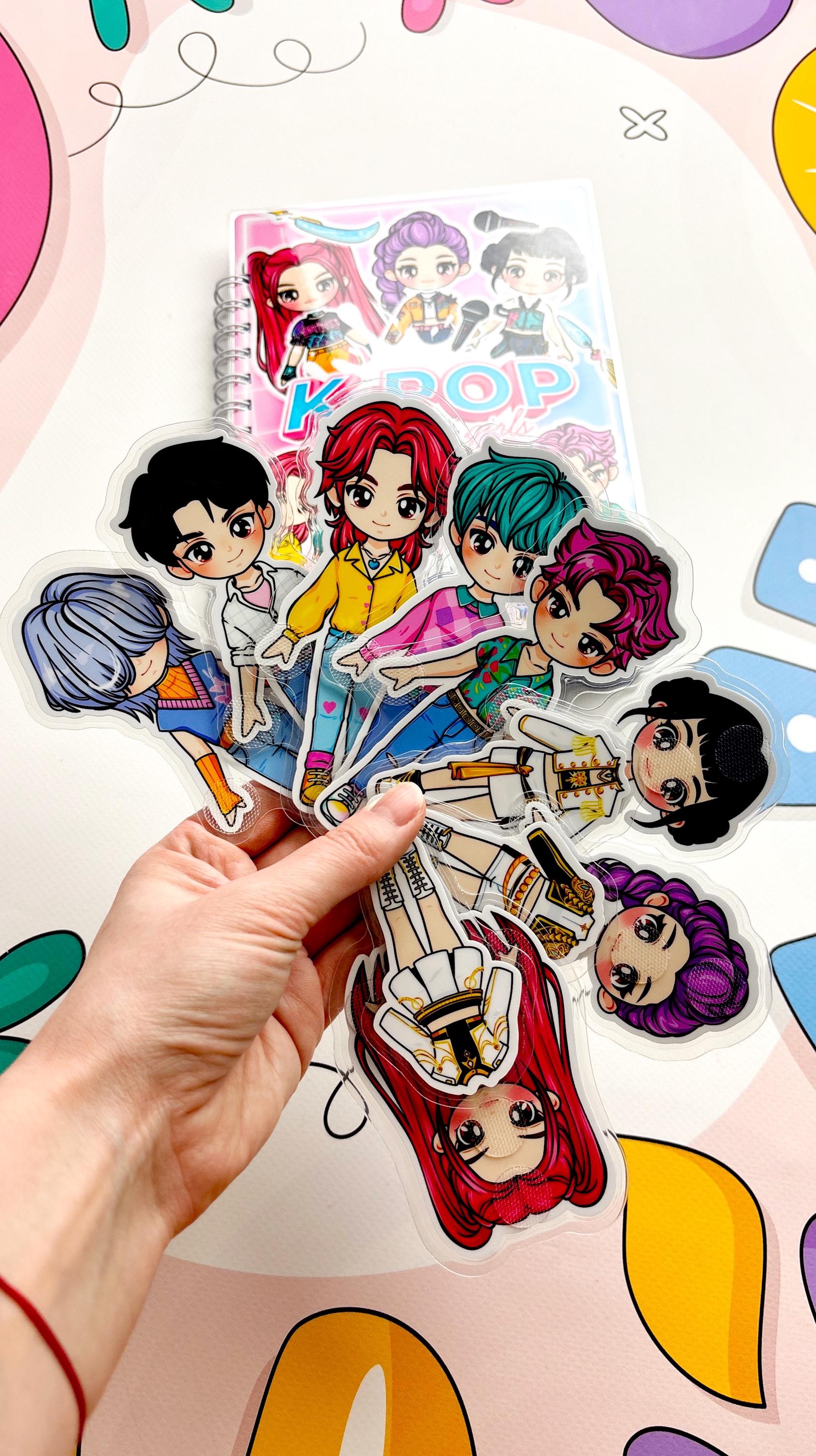 K-POPグッズセット K-POP Boys Vs. Girls | Interactive Book | Gift for Kids - Etsy