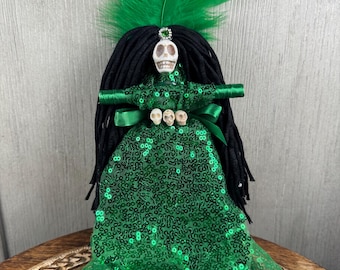 Green New Orlean's Style Voodoo Doll