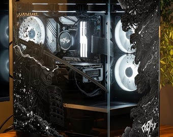 Samurai PC Case Skin, Sticker - Japanese Warrior Decal For Gaming PC