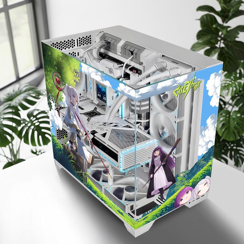 Frieren PC Case Skin, Sticker - Custom Anime Gaming Pc Decal - Etsy