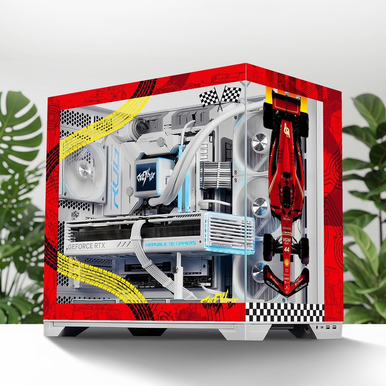 Formula PC Case Skin, Sticker – F1 Racing Gaming PC Decal - Etsy