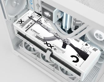 Printstream GPU Backplate - CS2 AK47 Custom A-RGB Gamer Graphic Card Cover - Gaming PC Case