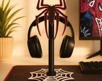 スパイダーマン ヴェノム ヘッドホンスタンドヘッド、ヘッドホン