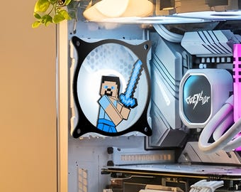 Personalized PC Case Fan Cover, Custom Gaming PC Grill