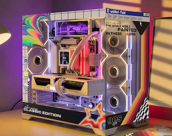 Retro VHS PC Case Skin, Sticker – 90s Vintage Gaming PC Decal