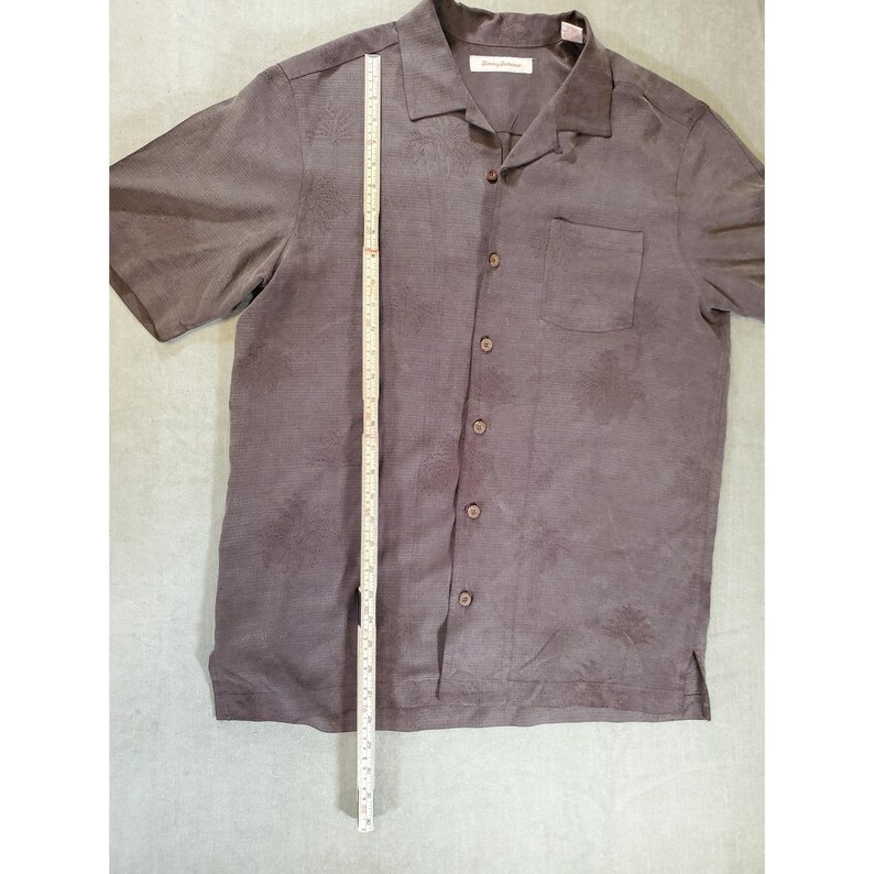 Tommy Bahama - Chemise guitare marron en soie Plugged Into Paradise Tour 1993 pour homme, moyenne image 5