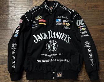 NASCAR Vintage Racing Jacket Embroidered  jacket