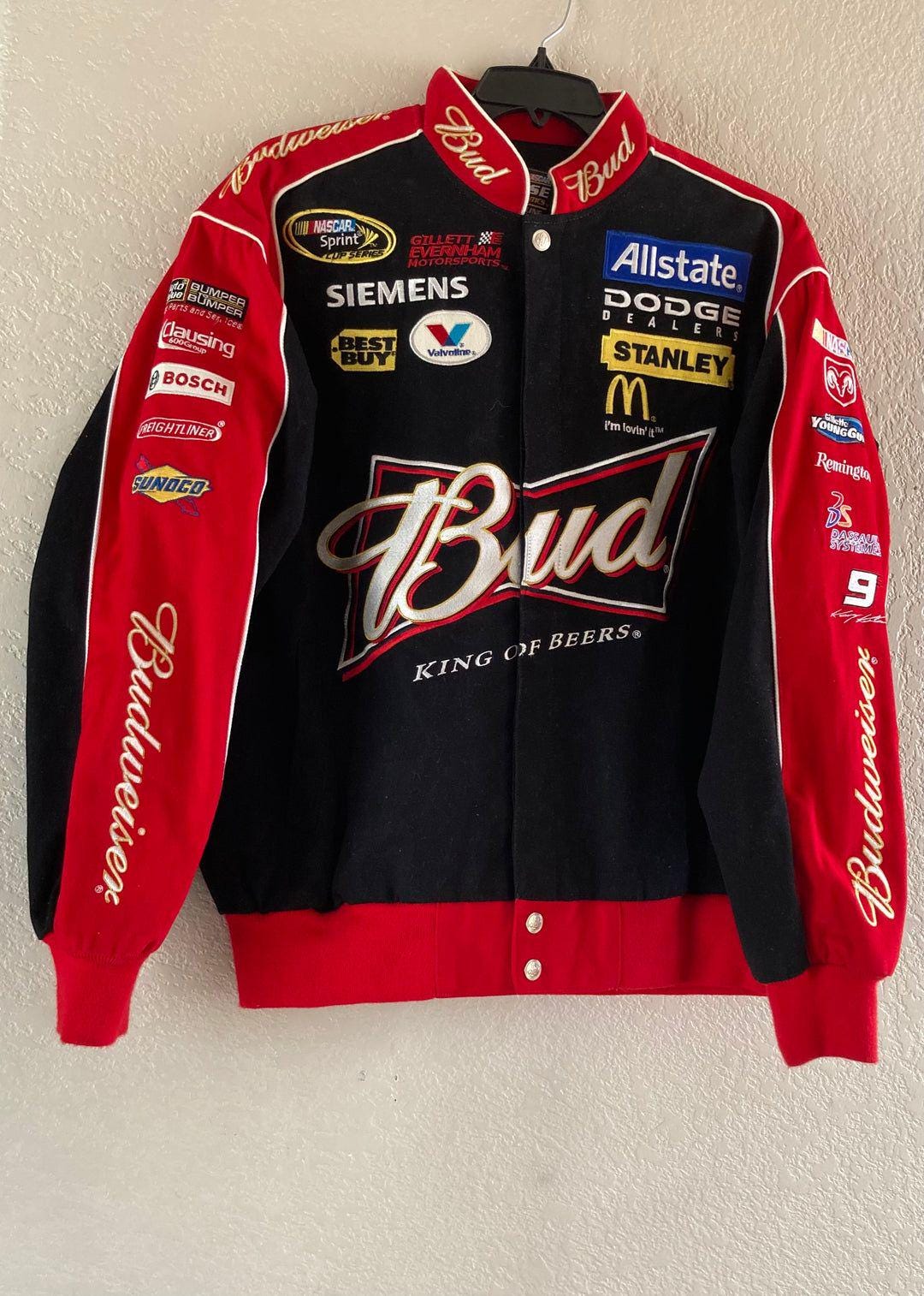 NASCAR Vintage Racing Jacket Embroidered Jacket With Free Gift ...
