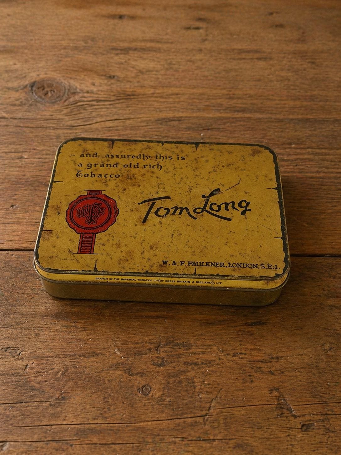 1930's tobacco tin - Etsy 日本