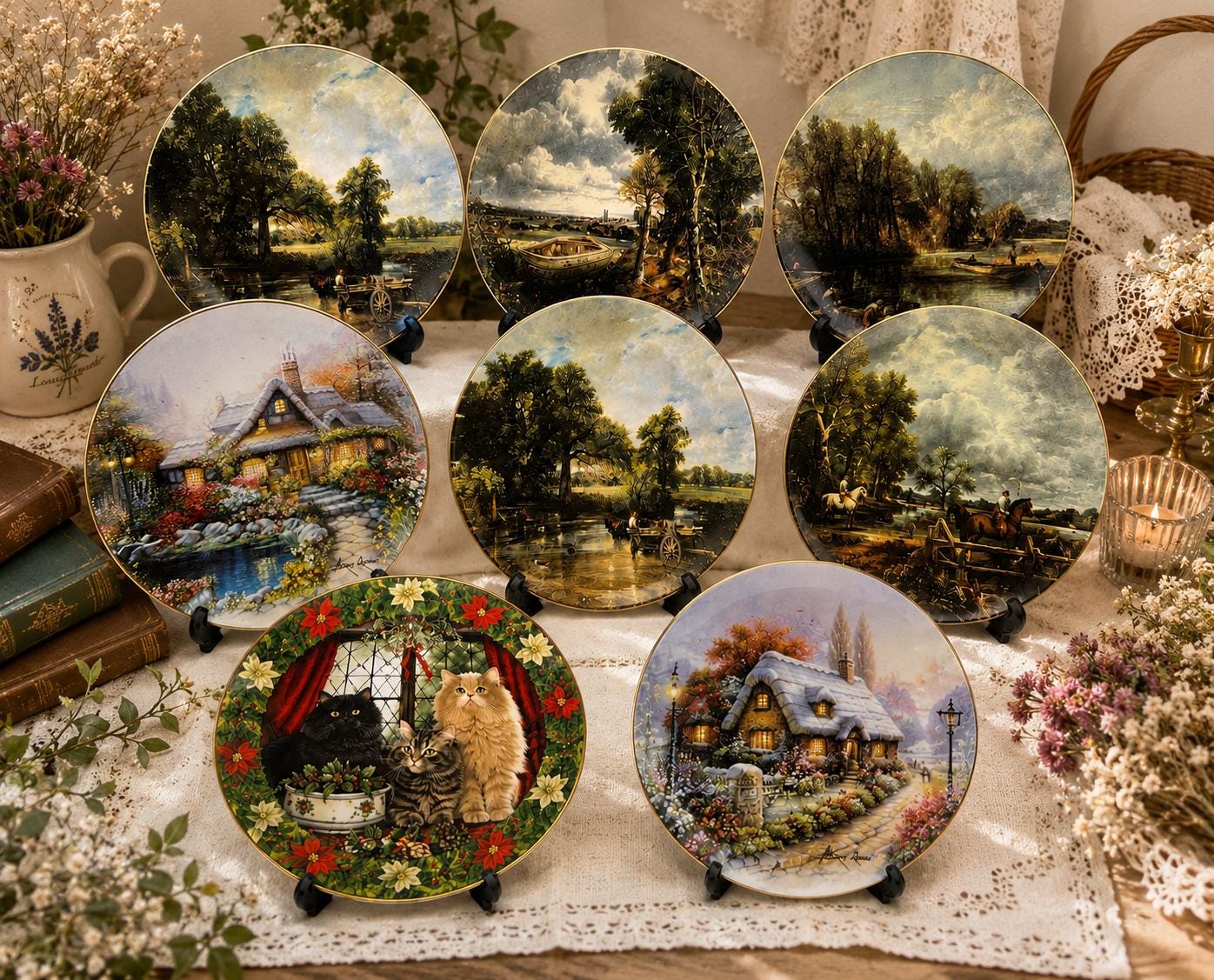 The Hay Wain Plate - Etsy UK