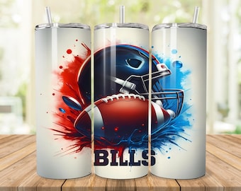 Buffalo Tumbler Wrap PNG, Sport 20oz Tumbler PNG, Mascot Sublimation Tumbler PNG Digital Download, Football Tumbler