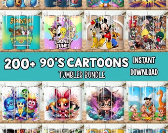 3500+ 20oz Cartoon Tumbler Bundle All Cartoons Character Sublimation Stitch Tumbler 90s Cartoon Tumbler Stitch Tumbler PNG digital Download