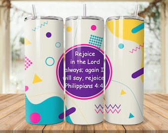Bible Verses 20 oz Skinny Tumbler Christian Tumbler Wrap Affirmations Tumbler Bible Tumbler PNG Add Your Own Name Tumbler instant Download