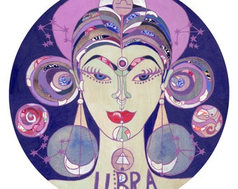 Libra high resolution digital print 8x10