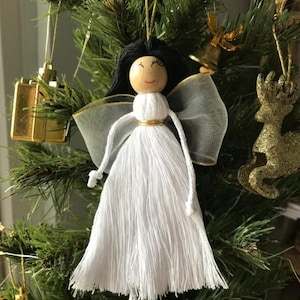 Handmade Angel Christmas Ornament: Festive Holiday Tree Decor