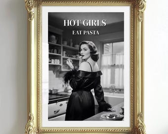Typography Wall Art Print, Motivational Poster, Quote Print, Hot Girls Inspirational Art Poster