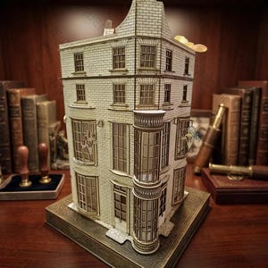 Laser Cut Wizard Shop 3D Model Plan Wooden 3mm With Assembly Instructions | Svg Dxf Pdf Ai Cdr | Digital Download