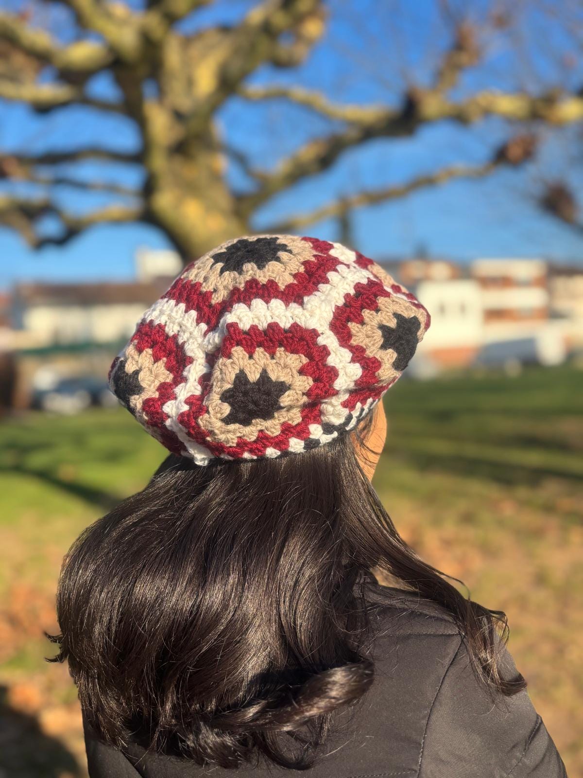 Burgundy Slouchy Hat - Etsy