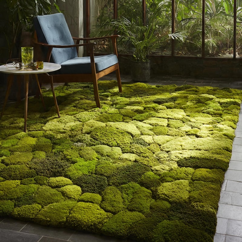 Moss Rug - Etsy