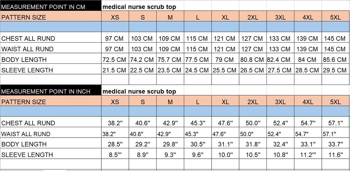 Men’s V-neck Scrub Top Pattern Sewing Pattern - Downloadable PDF Sewing ...