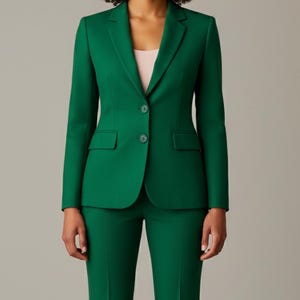Patrón de costura para blazer y traje de pantalón a medida: descarga instantánea en PDF para un traje elegante con instrucciones paso a paso.