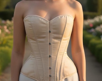 Victorian Overbust Corset Sewing Pattern | Historical DIY Costume Design (Digital Download)
